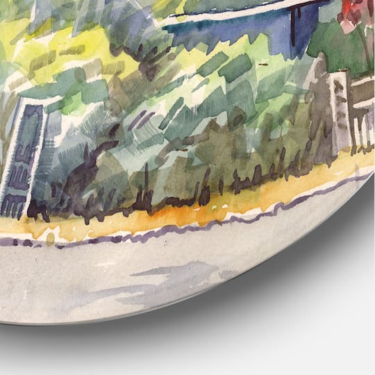 Designart - Greek Landscape Off The Coast Of The Aegean Sea